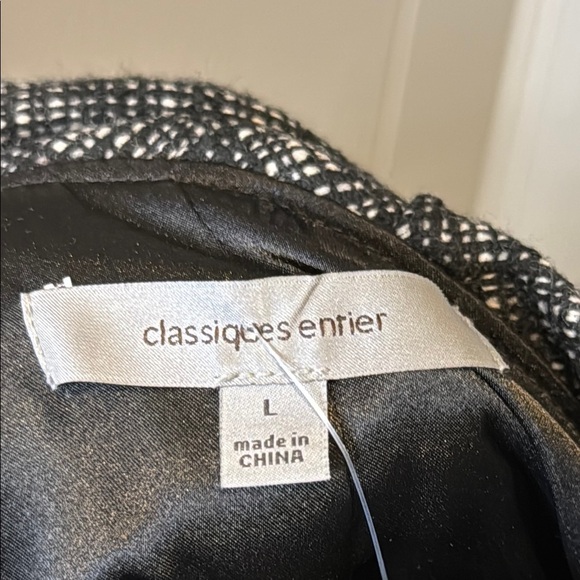 Z Classiques Entier Women’s Large Black and White Sailor Collar Blouse - Picture 2 of 6